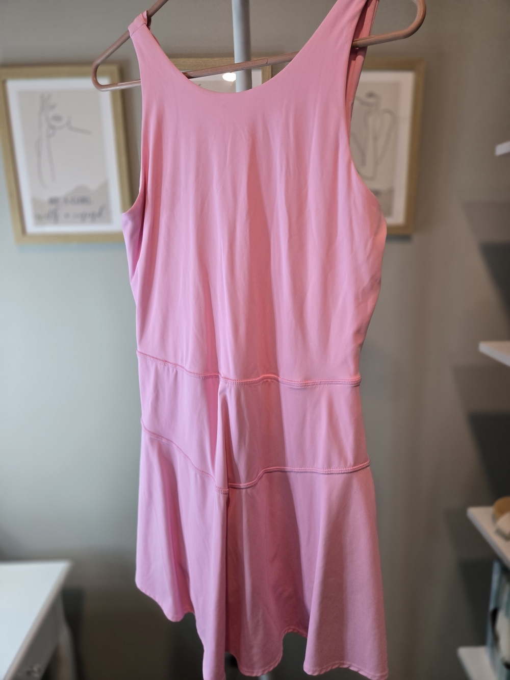 Joy Lab Soft Pink Sleeveless Flowy Skort/Romper- *read